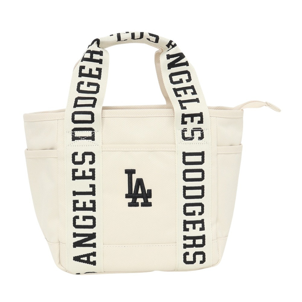 エムエルビー（MLB）（メンズ、レディース、キッズ）ゴルフ MLBミニトートバッグ ロサンゼルス・ドジャース LA-TTBM03/IVORY