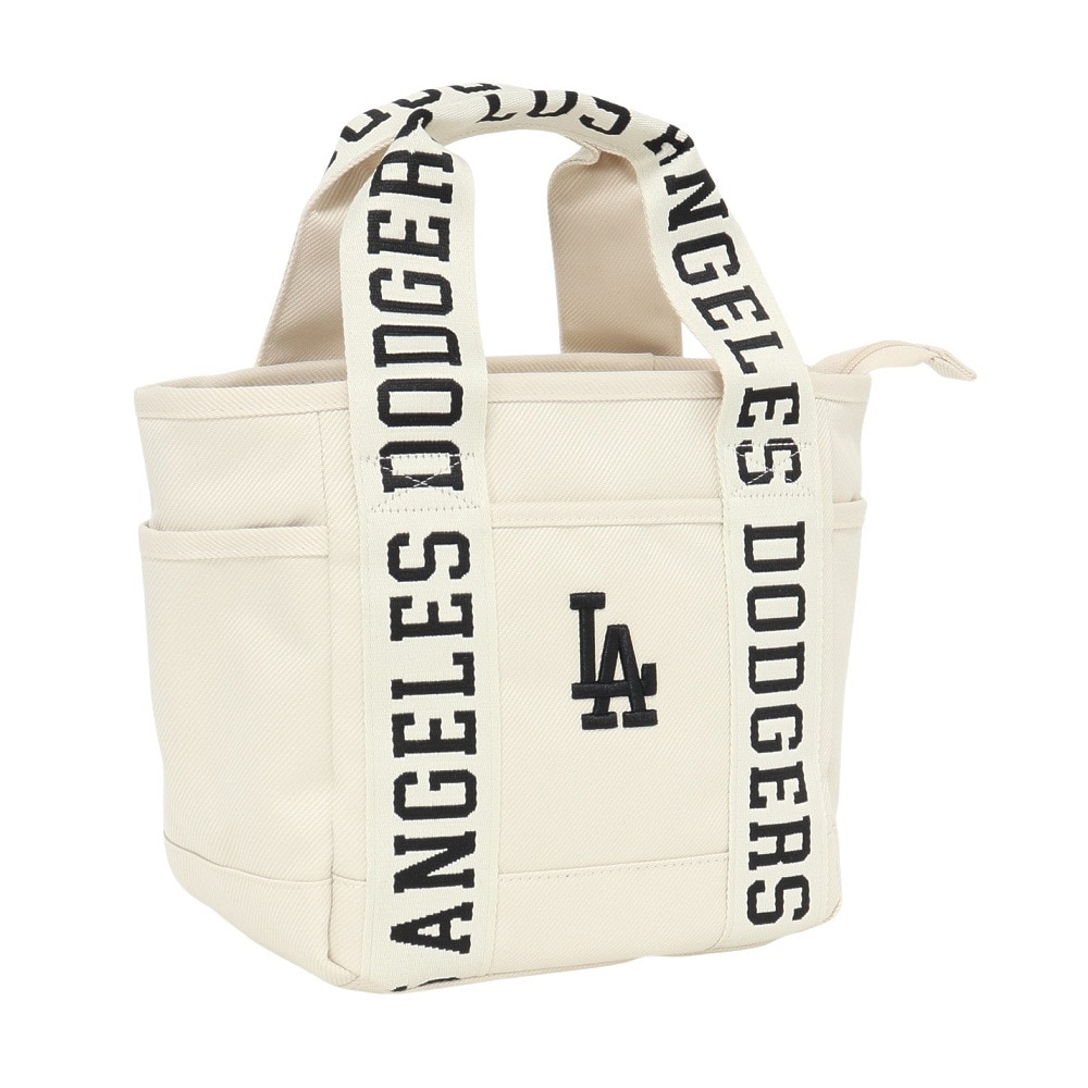 エムエルビー（MLB）（メンズ、レディース、キッズ）ゴルフ MLBミニトートバッグ ロサンゼルス・ドジャース LA-TTBM03/IVORY