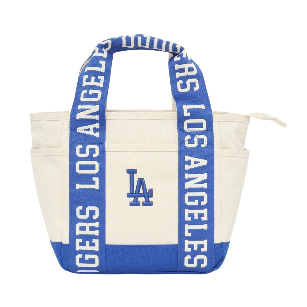 エムエルビー（MLB）（メンズ、レディース、キッズ）ゴルフ MLBミニトートバッグ ロサンゼルス・ドジャース LA-TTBM03/IVORYNAVY