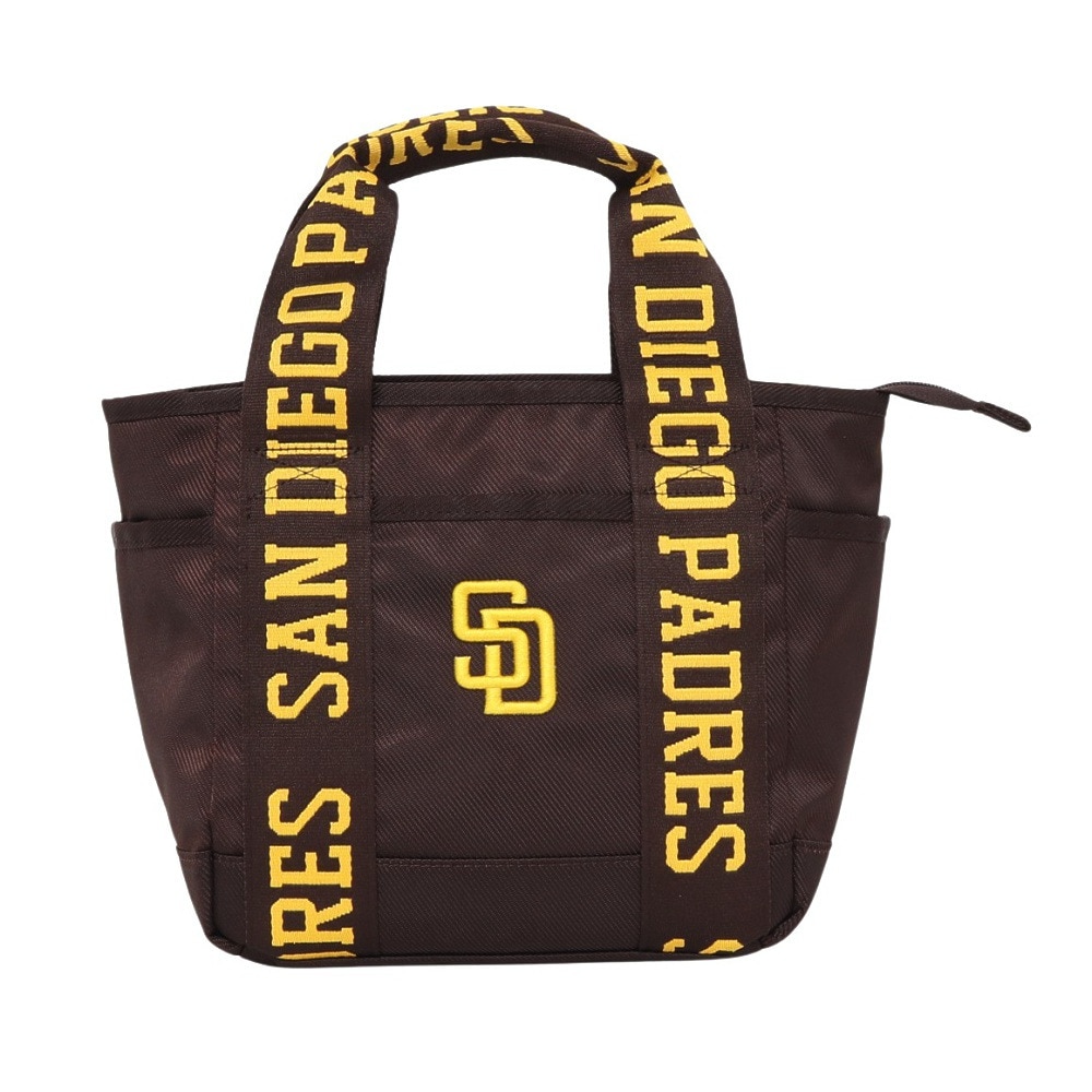 エムエルビー（MLB）（メンズ、レディース）ゴルフ MLBミニトートバッグ サンディエゴ・パドレス SD-TTBM03/BROWN