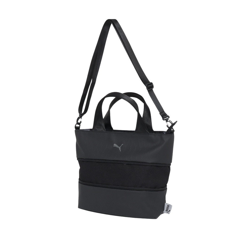 プーマ（PUMA）（メンズ、レディース）ゴルフ 2WAY PF クロス フェース テクニカル ラウンド トートバッグ 7L 091935-01