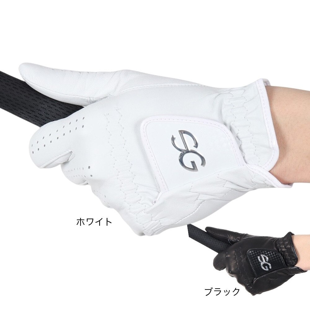 セブゴルフ（SEV GOLF）（メンズ）ゴルフ 【左手用皮革】ゴルフ (メンズゴルフグローブ) SEVG-006-WH 