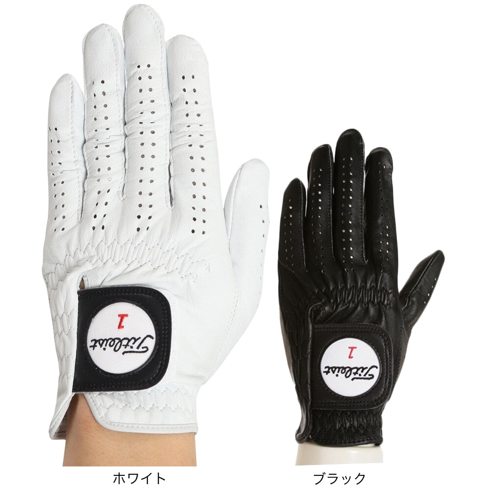 タイトリスト（TITLEIST）（メンズ）ゴルフ 【左手用皮革】ゴルフ TG77WT Pグローブ メンズ