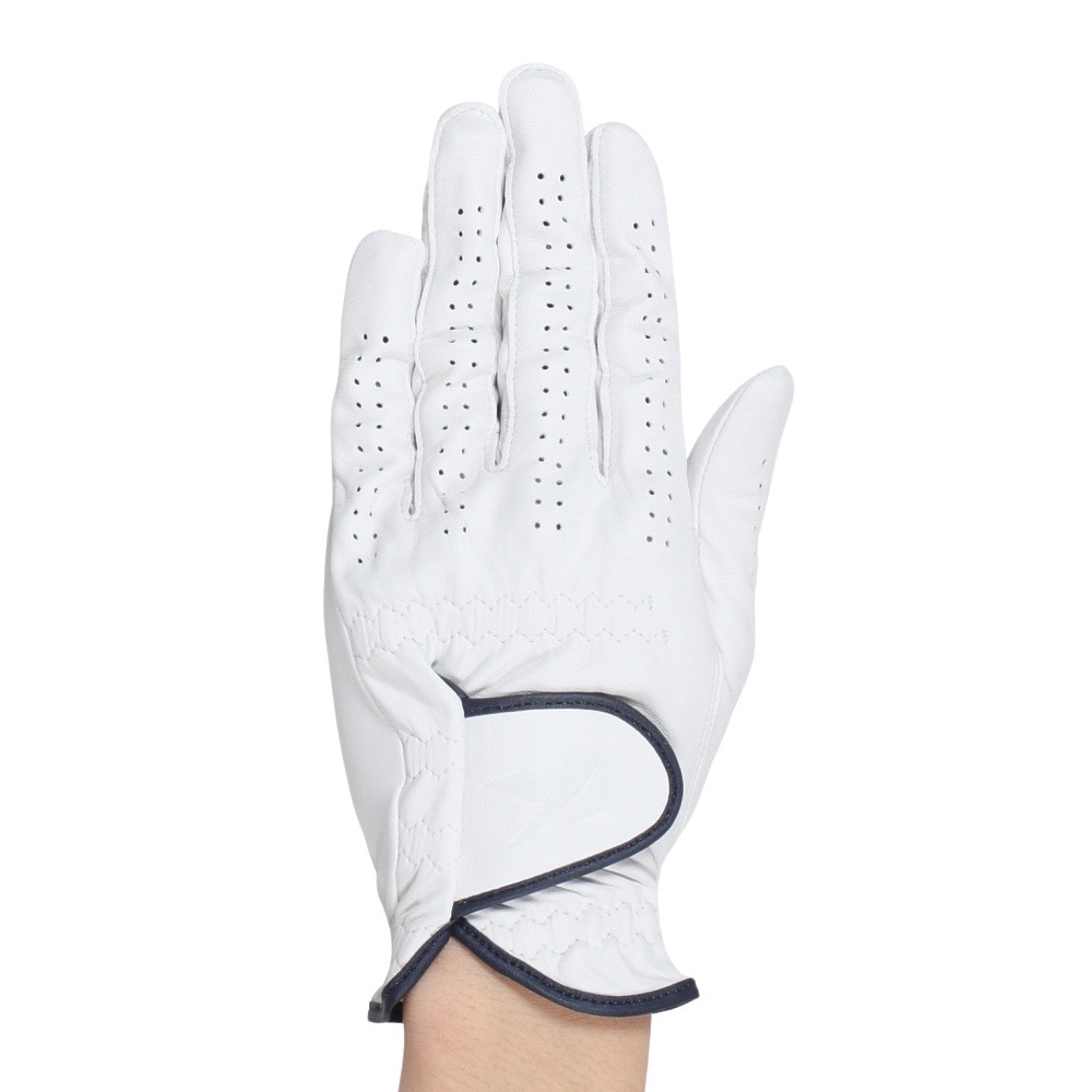 キャスコ（KASCO）（メンズ）ゴルフ 左手用 シルキーフィット レギュラーサイズ GF-23301 WHT
