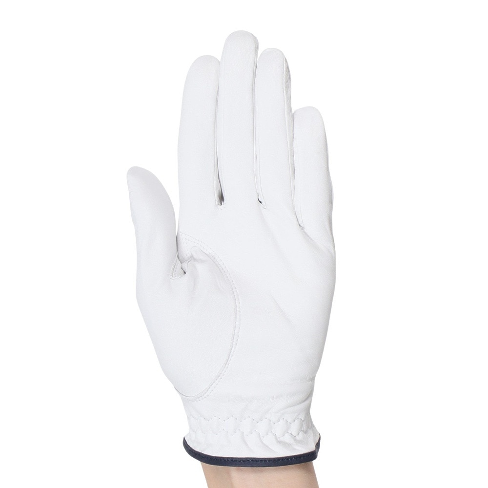 キャスコ（KASCO）（メンズ）ゴルフ 左手用 シルキーフィット レギュラーサイズ GF-23301 WHT