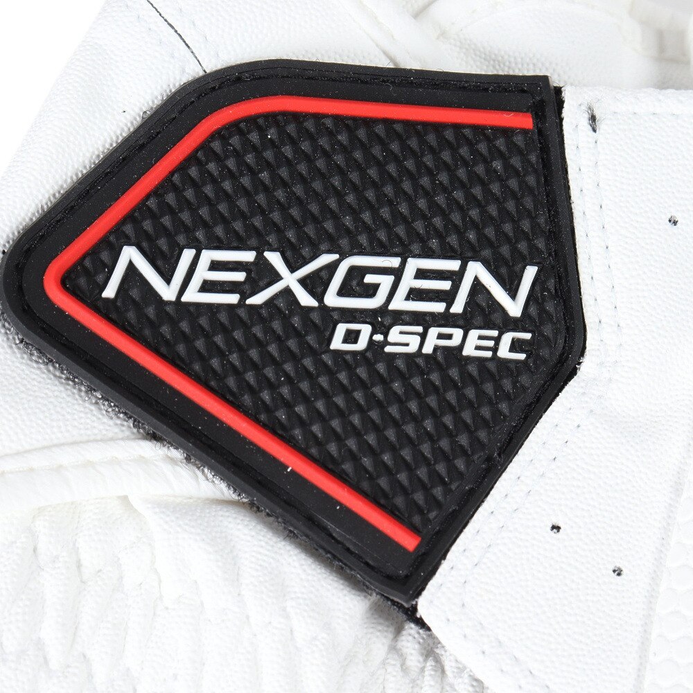 ネクスジェン（NEXGEN）（メンズ）ゴルフ 【左手用合皮】ゴルフ グローブ NEXGEN D-SPECグローブ 414NXHS9T1401 WHT