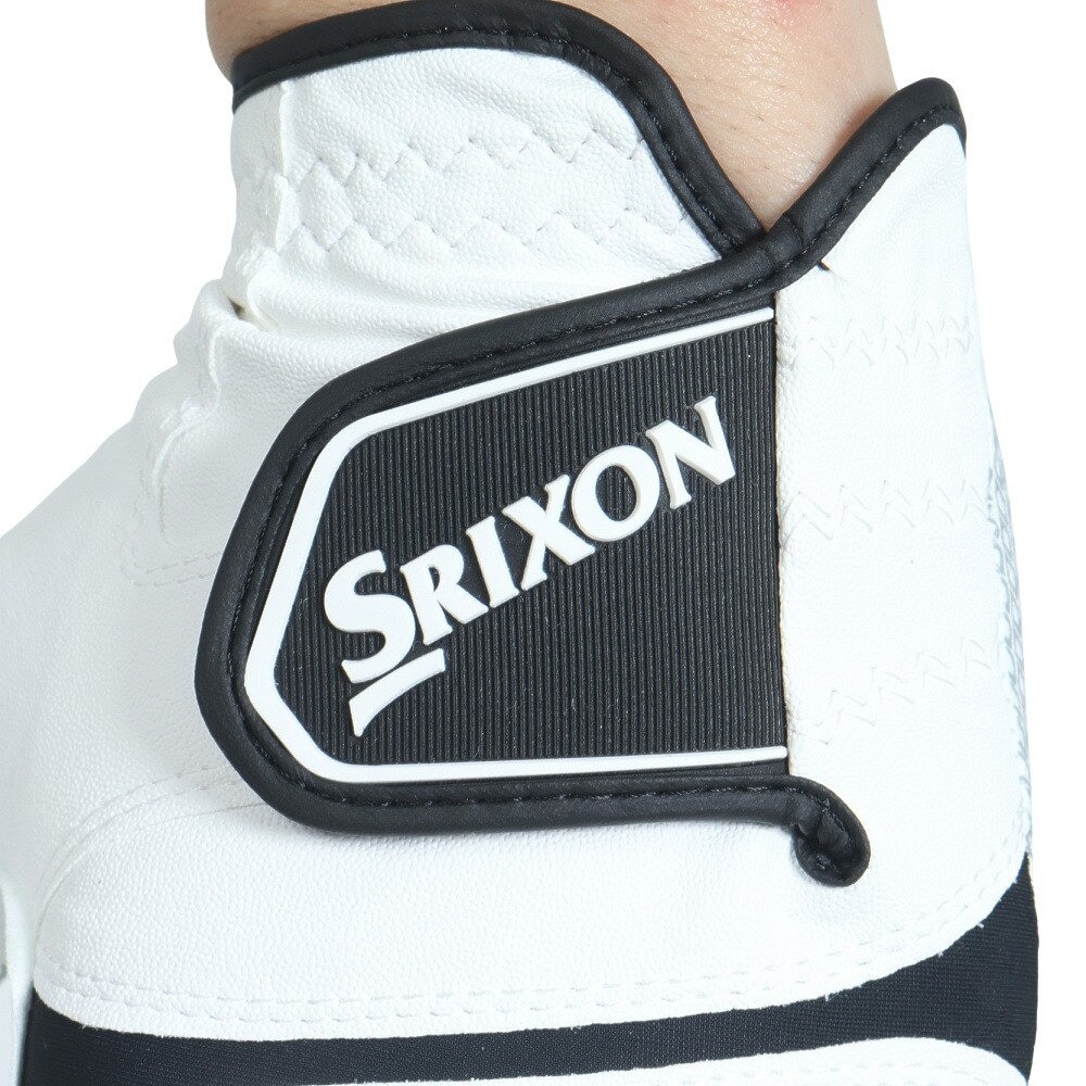 スリクソン（SRIXON）（メンズ）ゴルフ 【左手用合皮】グローブ シリコンプリント GGG-S026 WHT