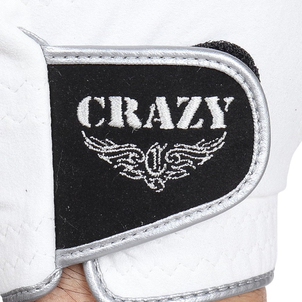 クレイジー（CLAZY）（メンズ）ゴルフ 左手用 ゴルフ グローブ オールウェザー CRZ WH