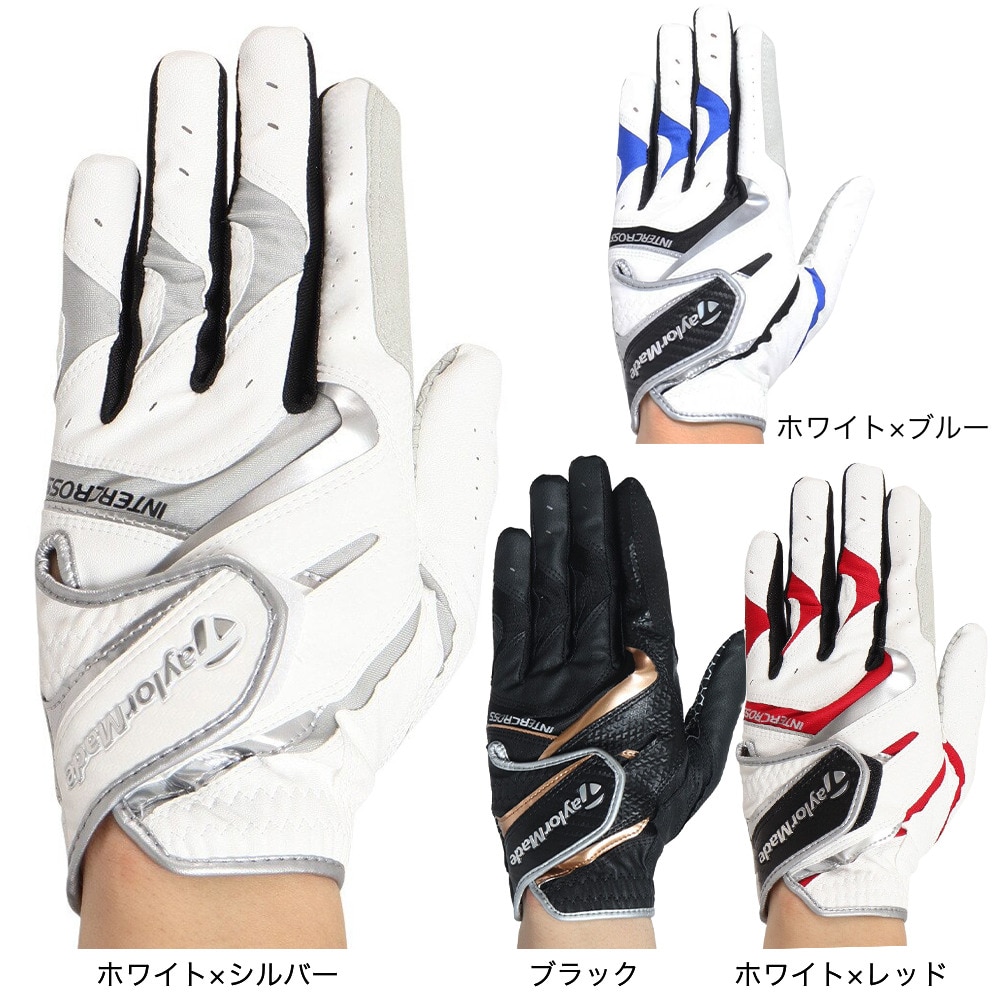 テーラーメイド（TAYLORMADE）（メンズ）ゴルフ 左手用 インタークロス5.0 ゴルフグローブ TD302-N92977