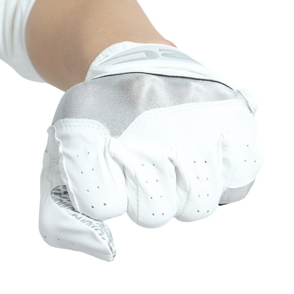 ロイヤルコレクション（ROYALCOLLECTION）（メンズ）ゴルフ 左手用 HIGH GRIP SILICONE グローブ RCG-2202 WHXSL