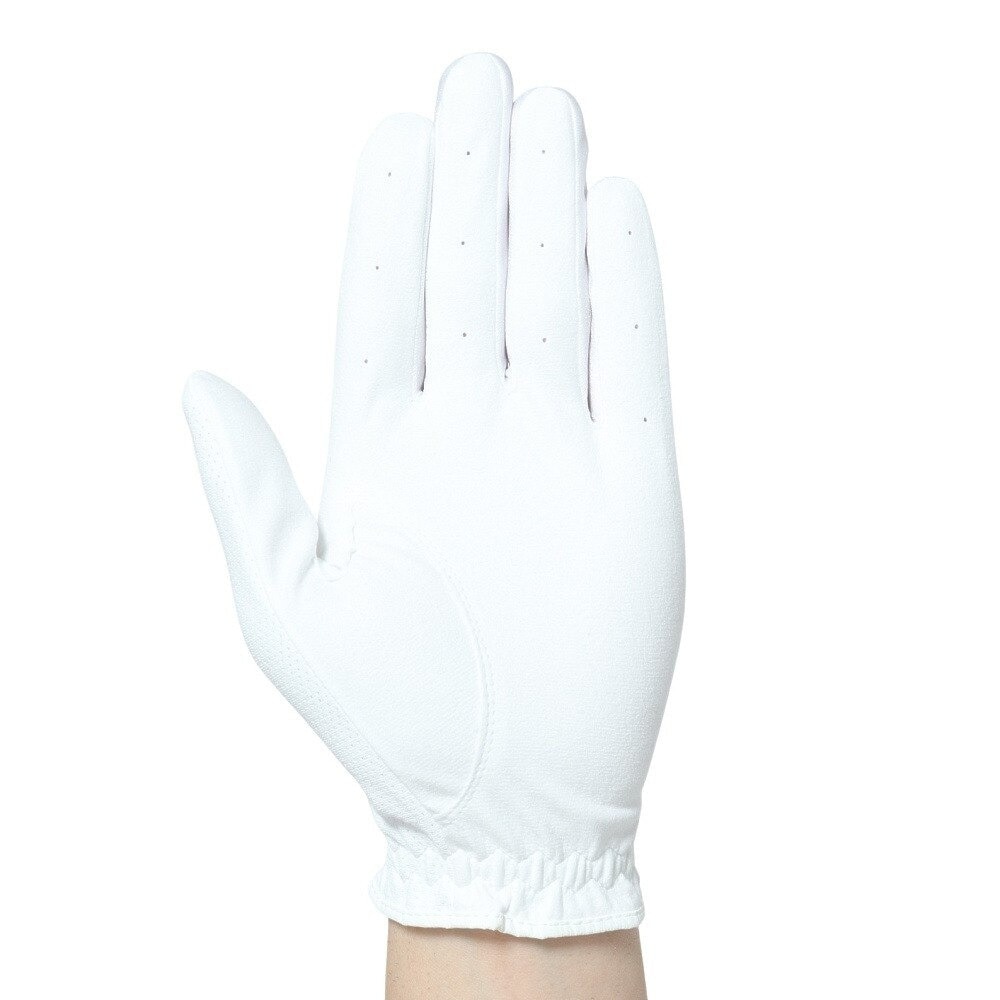 ロイヤルコレクション（ROYALCOLLECTION）（メンズ）ゴルフグローブ 左手用 夏 接触冷感 吸汗速乾 HIGH GRIP&COLD RCG-2204 WH×BU