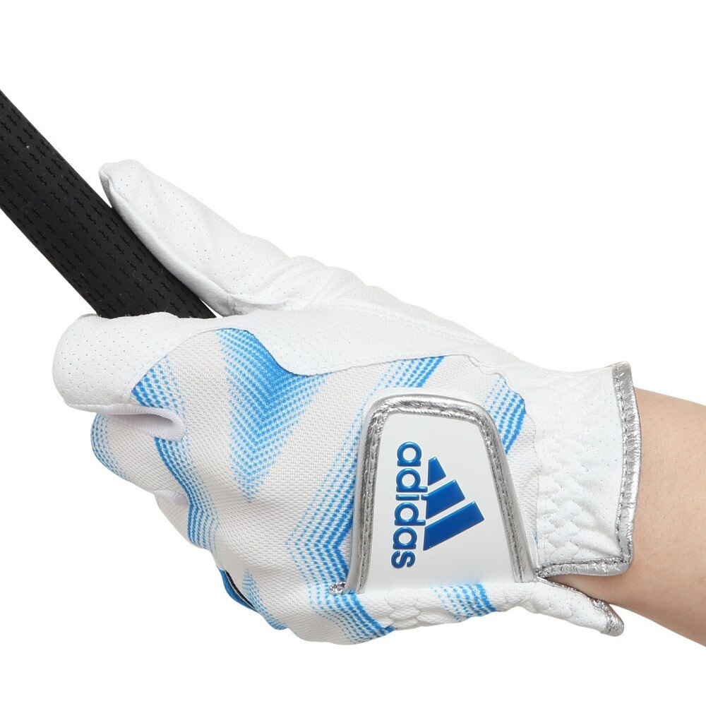 アディダス（メンズ）ゴルフ 左手用 AEROREADY グローブ MME50-HA5869 WH/LB