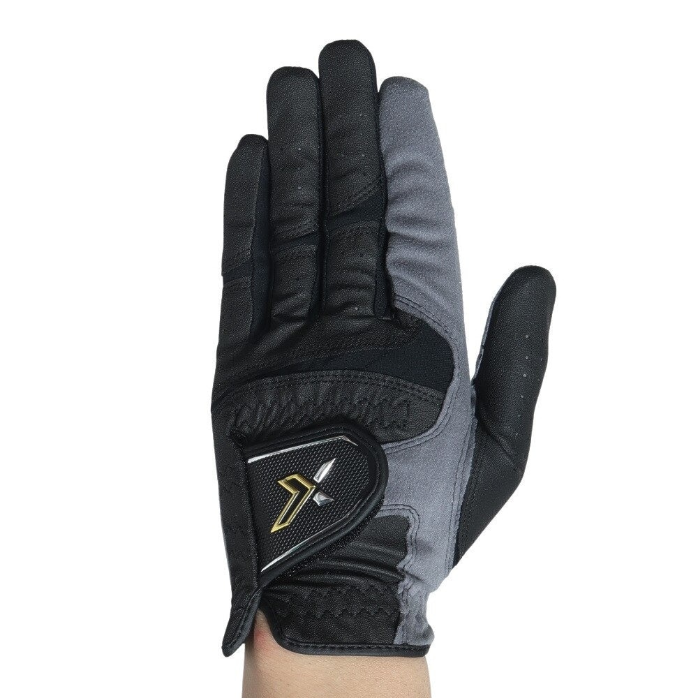 ゼクシオ（XXIO）（メンズ）ゴルフ 左手用 ゼクシオ グローブ シリコン BK GGG-X018 BLK