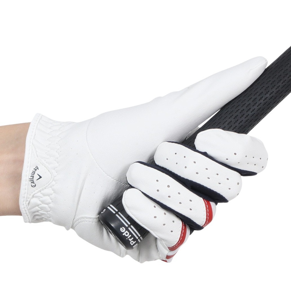キャロウェイ（CALLAWAY）（メンズ）ゴルフ 左手用 シェブ グローブ JM WH