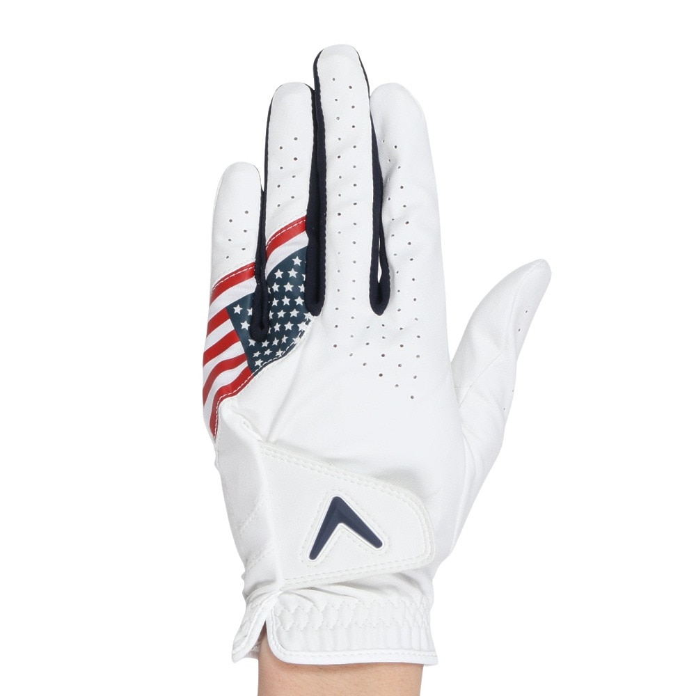 キャロウェイ（CALLAWAY）（メンズ）ゴルフ 左手用 シェブ グローブ JM WH