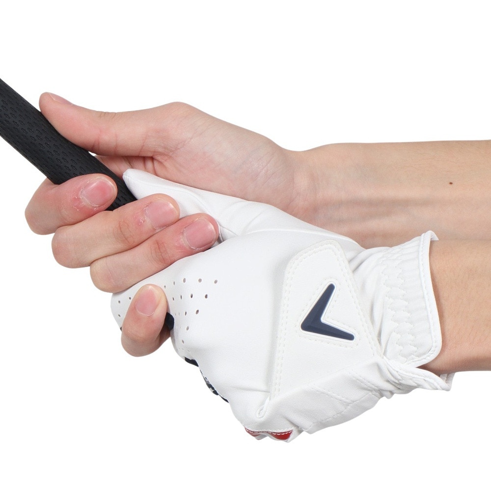 キャロウェイ（CALLAWAY）（メンズ）ゴルフ 左手用 シェブ グローブ JM WH