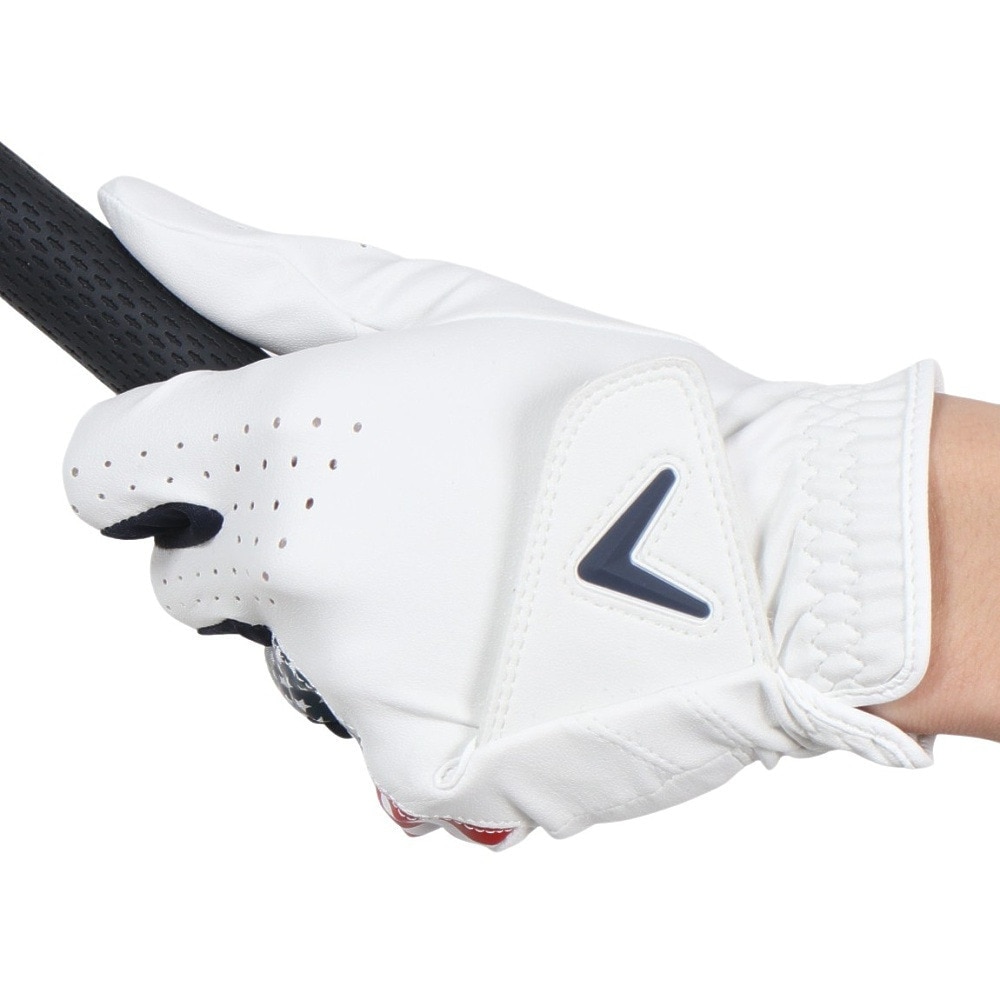 キャロウェイ（CALLAWAY）（メンズ）ゴルフ 左手用 シェブ グローブ JM WH