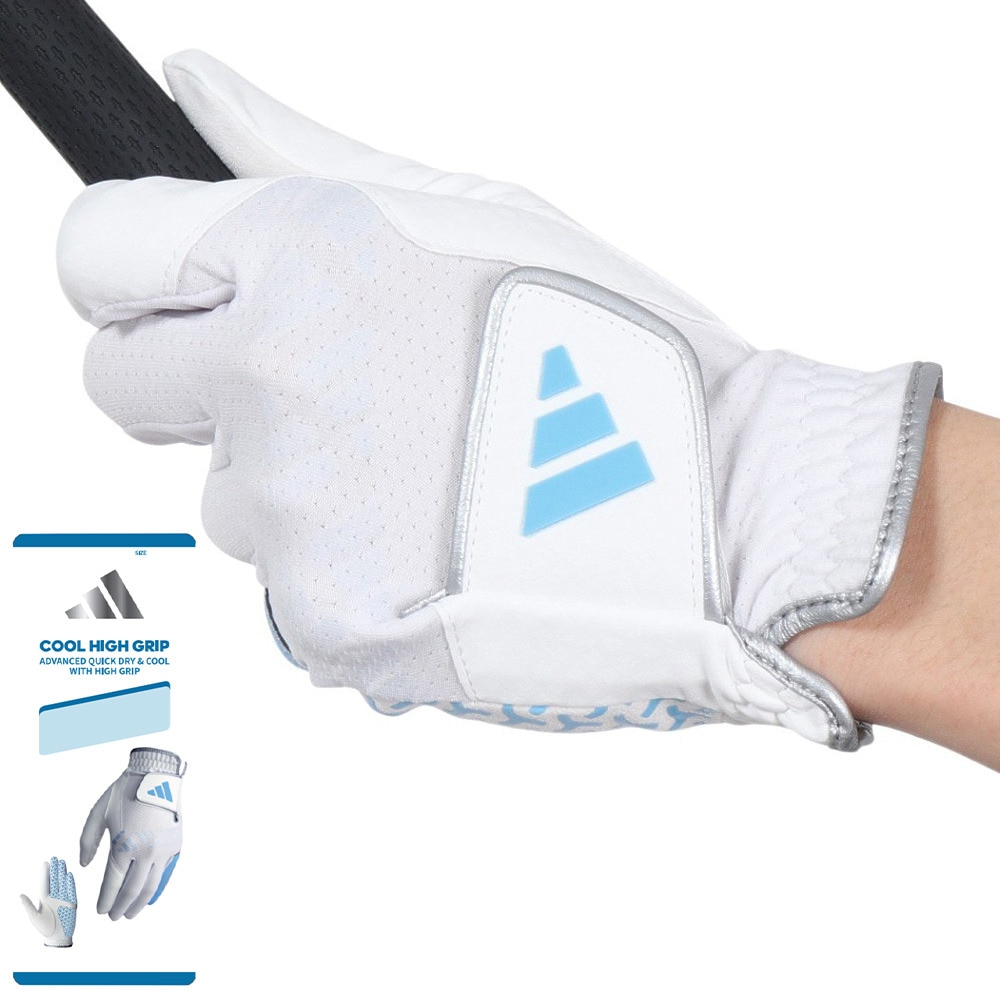 アディダス（adidas）（メンズ）ゴルフ 左手用 クール ハイグリップ 24 グローブ IKL20-IN6688LBL