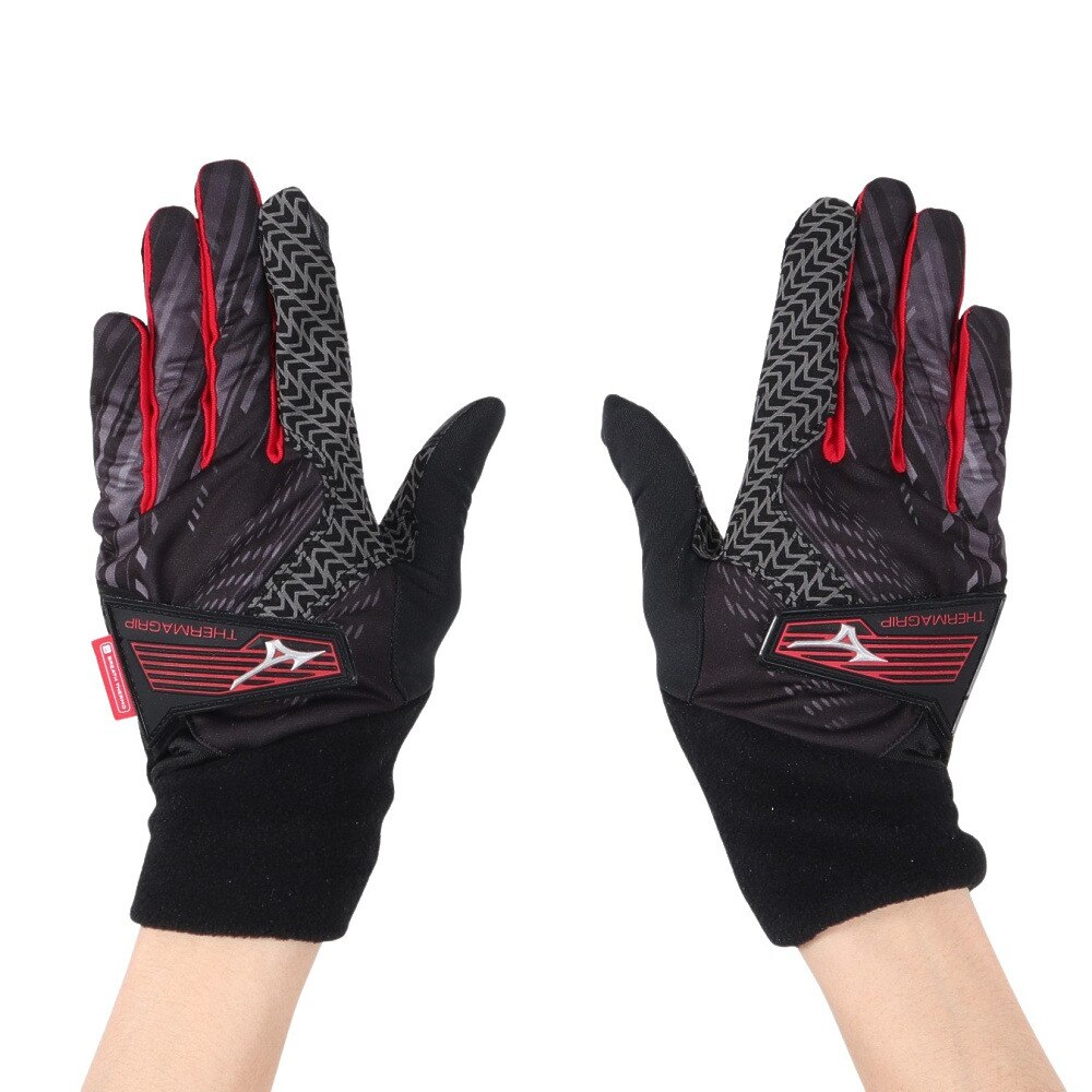 ミズノ（MIZUNO）（メンズ）両手用 ゴルフグローブ 24THERMA GRIP 5MJMB45209