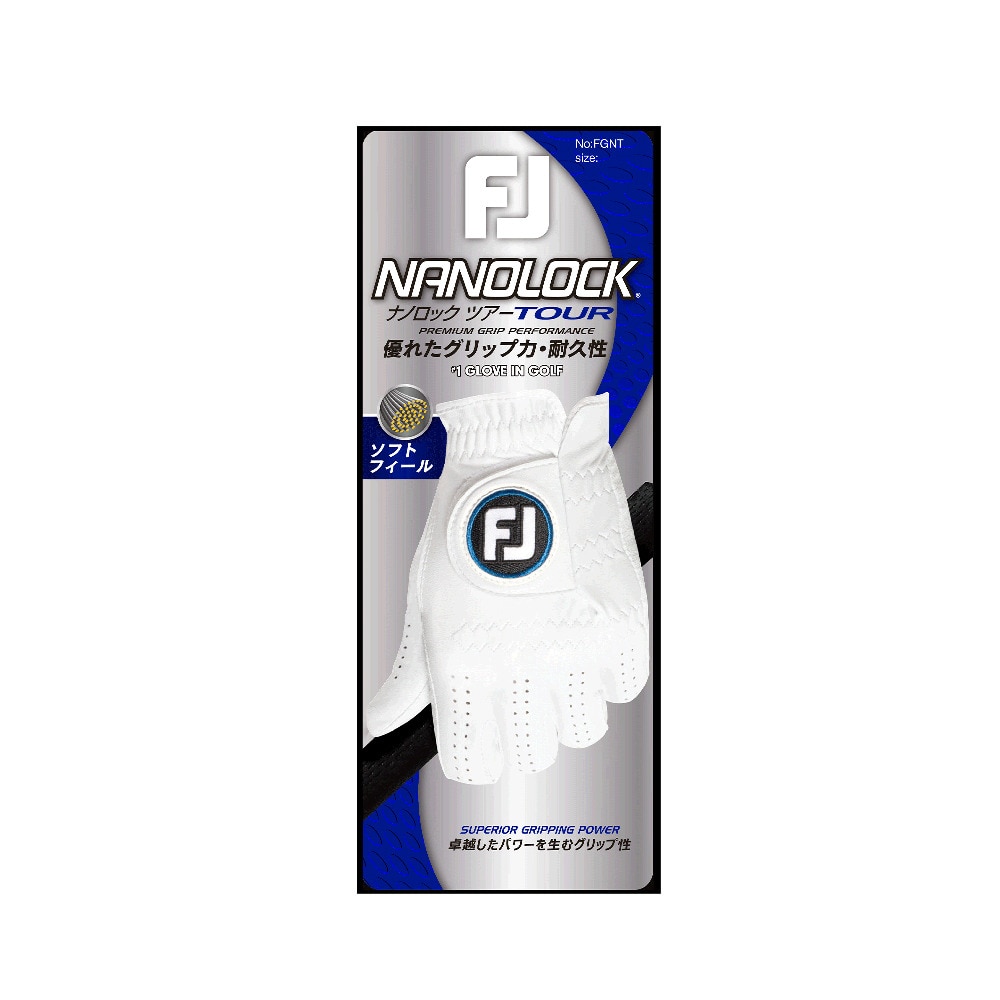 フットジョイ（FOOT JOY）（メンズ）ゴルフグローブ 左手用 24 ナノロック ツアー FGNT24WT