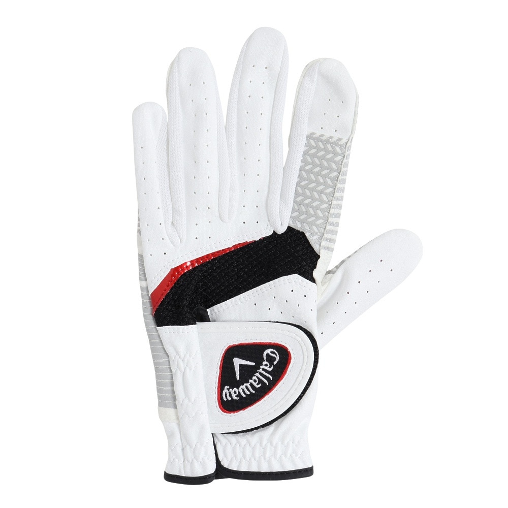 キャロウェイ（CALLAWAY）（メンズ）左手用 ハイパー グリップ グローブ 5325018 WHTBLK