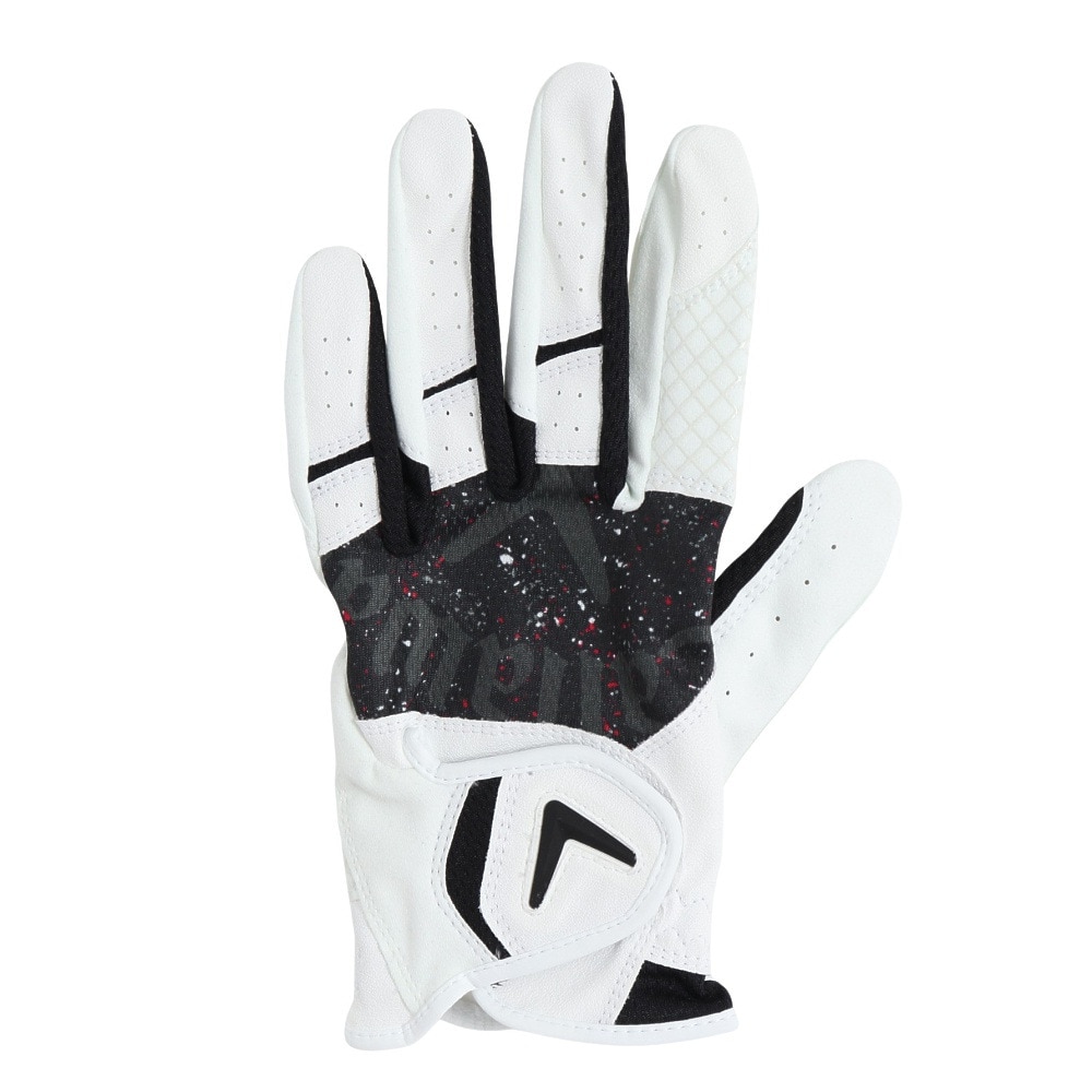 キャロウェイ（CALLAWAY）（メンズ）左手用 ゴルフ グラフィック グローブ 5325036 WHTBLK