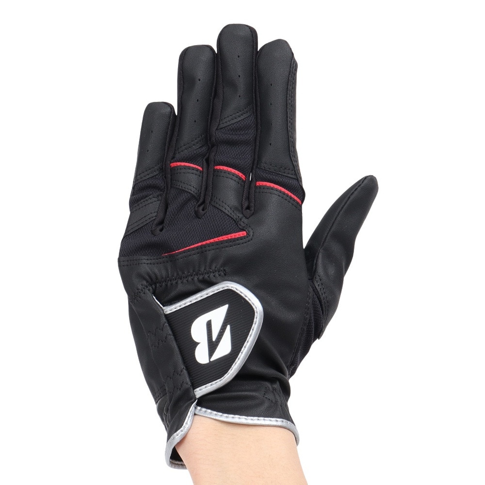 ブリヂストンゴルフ（BRIDGESTONE GOLF）（メンズ）左手用 ゴルフグローブ GL2404 BK SOFT GRIP GL2404BK