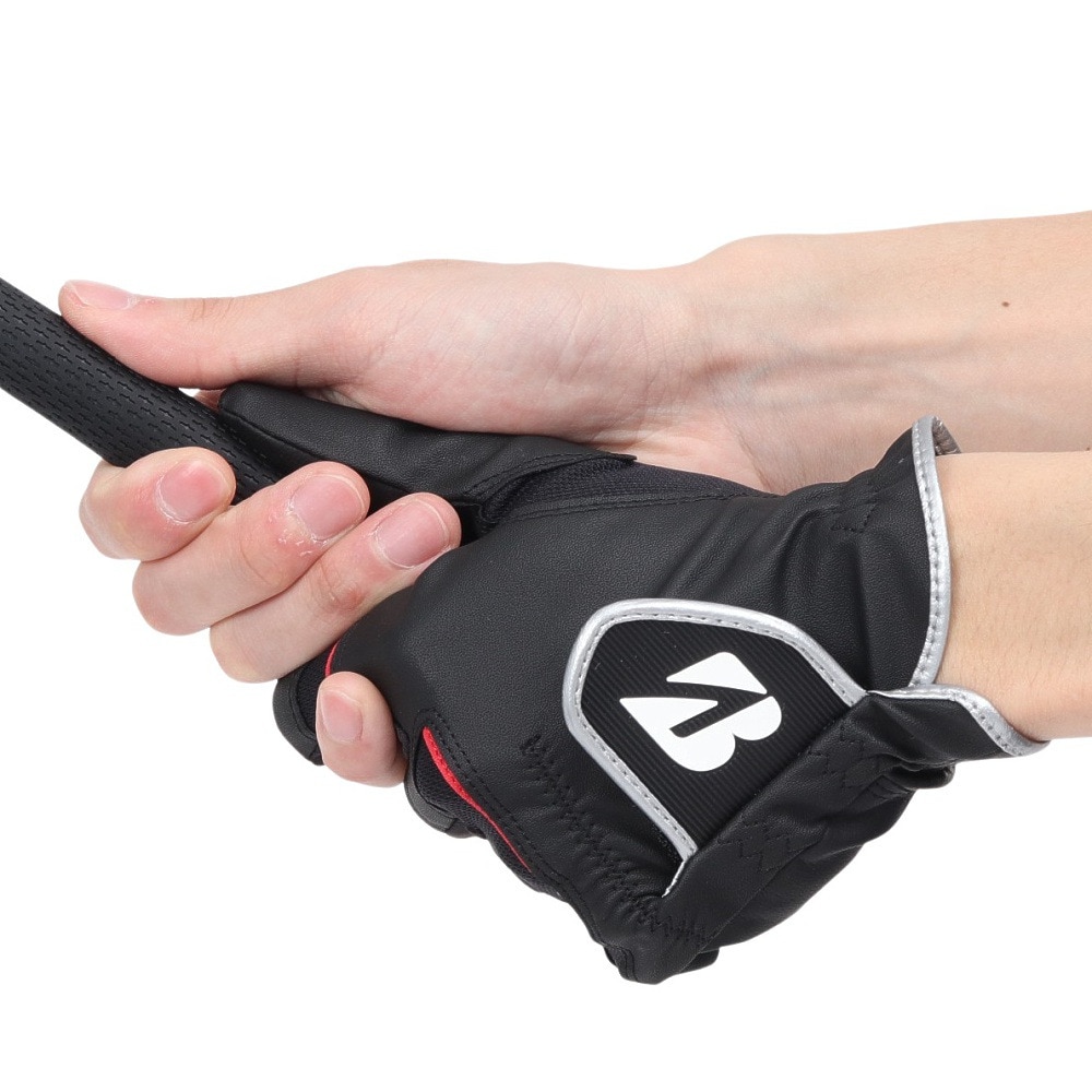 ブリヂストンゴルフ（BRIDGESTONE GOLF）（メンズ）左手用 ゴルフグローブ GL2404 BK SOFT GRIP GL2404BK