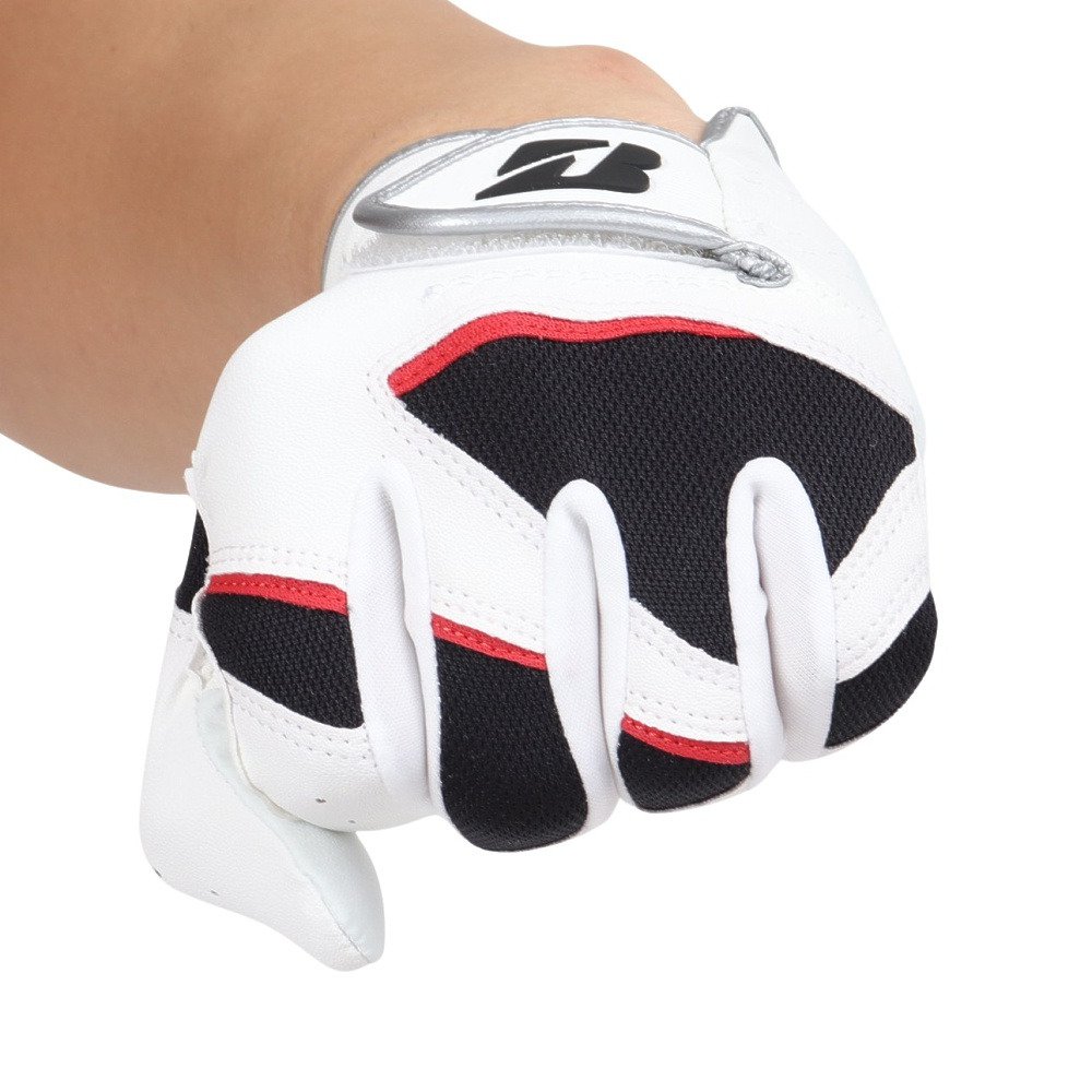 ブリヂストンゴルフ（BRIDGESTONE GOLF）（メンズ）左手用 ゴルフグローブ GL2404 WH SOFT GRIP GL2404WH