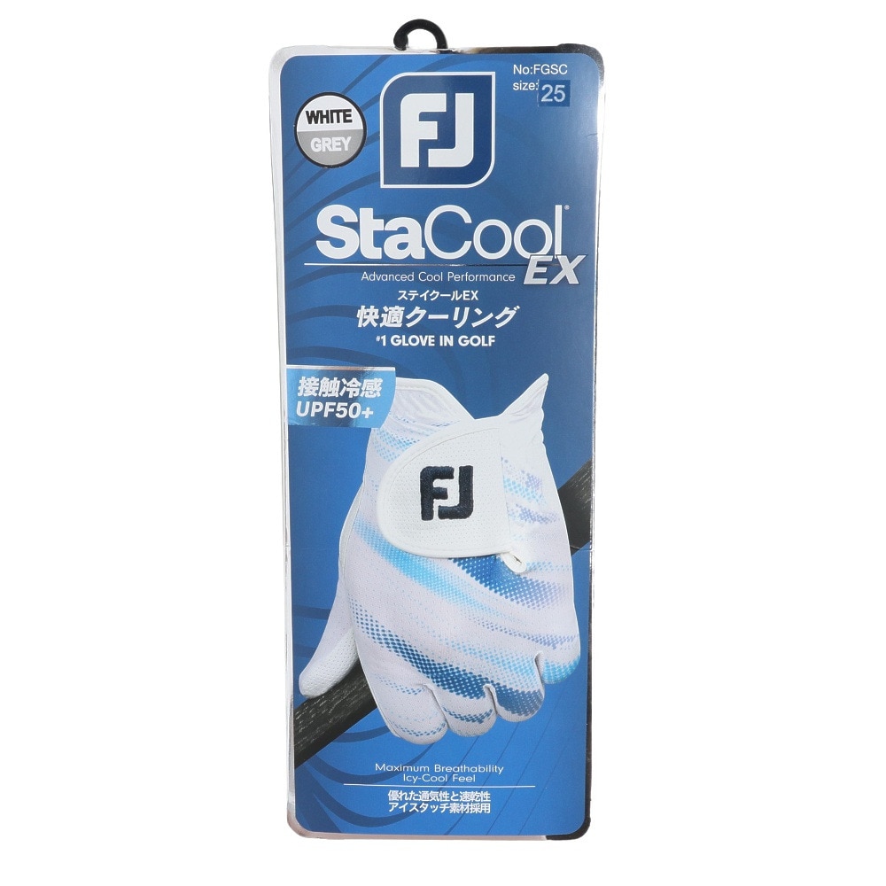 フットジョイ（FOOT JOY）（メンズ）左手用 ステイクール ゴルフグローブ FGSC25WG