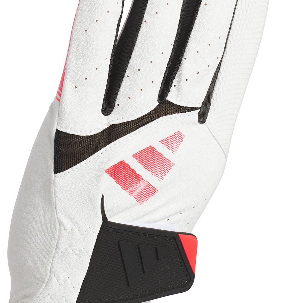 アディダス（adidas）（メンズ）左手用 アディゼロ グローブ 25 シングル KVH42-JE7177W/RED