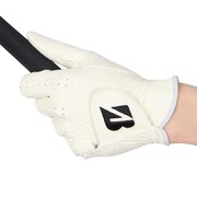 (メンズ)ゴルフ 左手用 TOUR GLOVE 人工皮革 ショートスペック GLG12WH Short