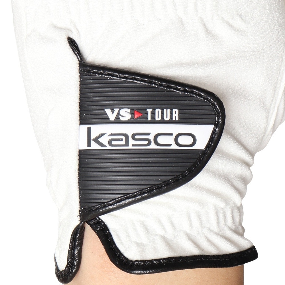 キャスコ（KASCO）（メンズ）ゴルフ 左手用 VS-TOUR グローブ GP-2001 WHT
