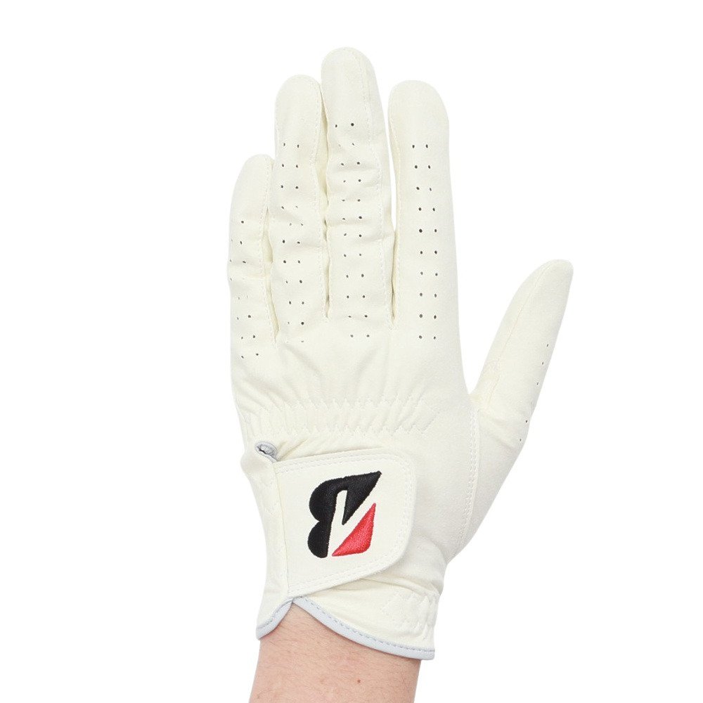 ブリヂストンゴルフ（BRIDGESTONE GOLF）（メンズ）左手用 ゴルフグローブ TOUR GLOVE 2026ショート GL2602WHShort