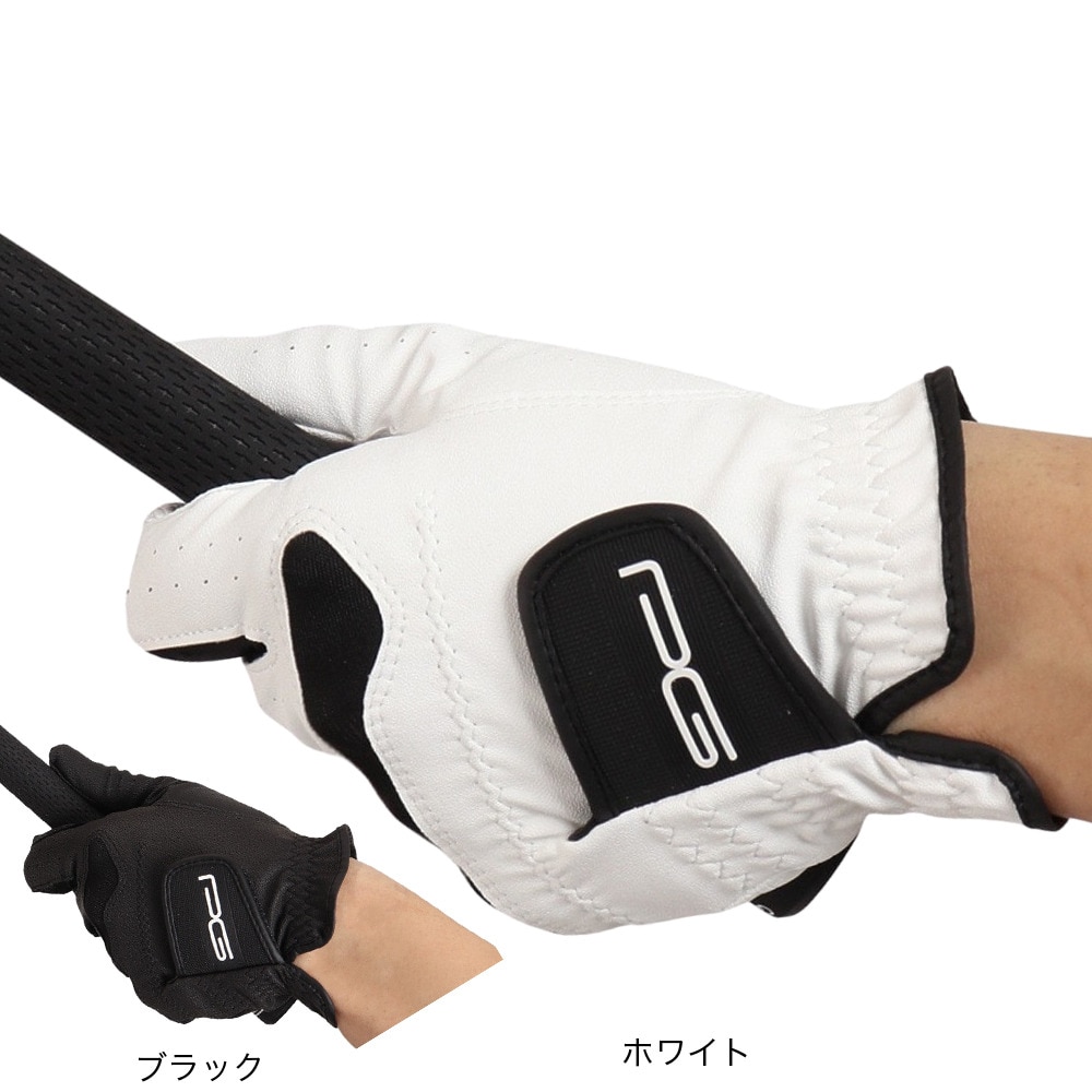 パフォーマンスギア（PG）（メンズ）ゴルフ 左手用 合成皮革グローブ PGNG9T1401.BLK