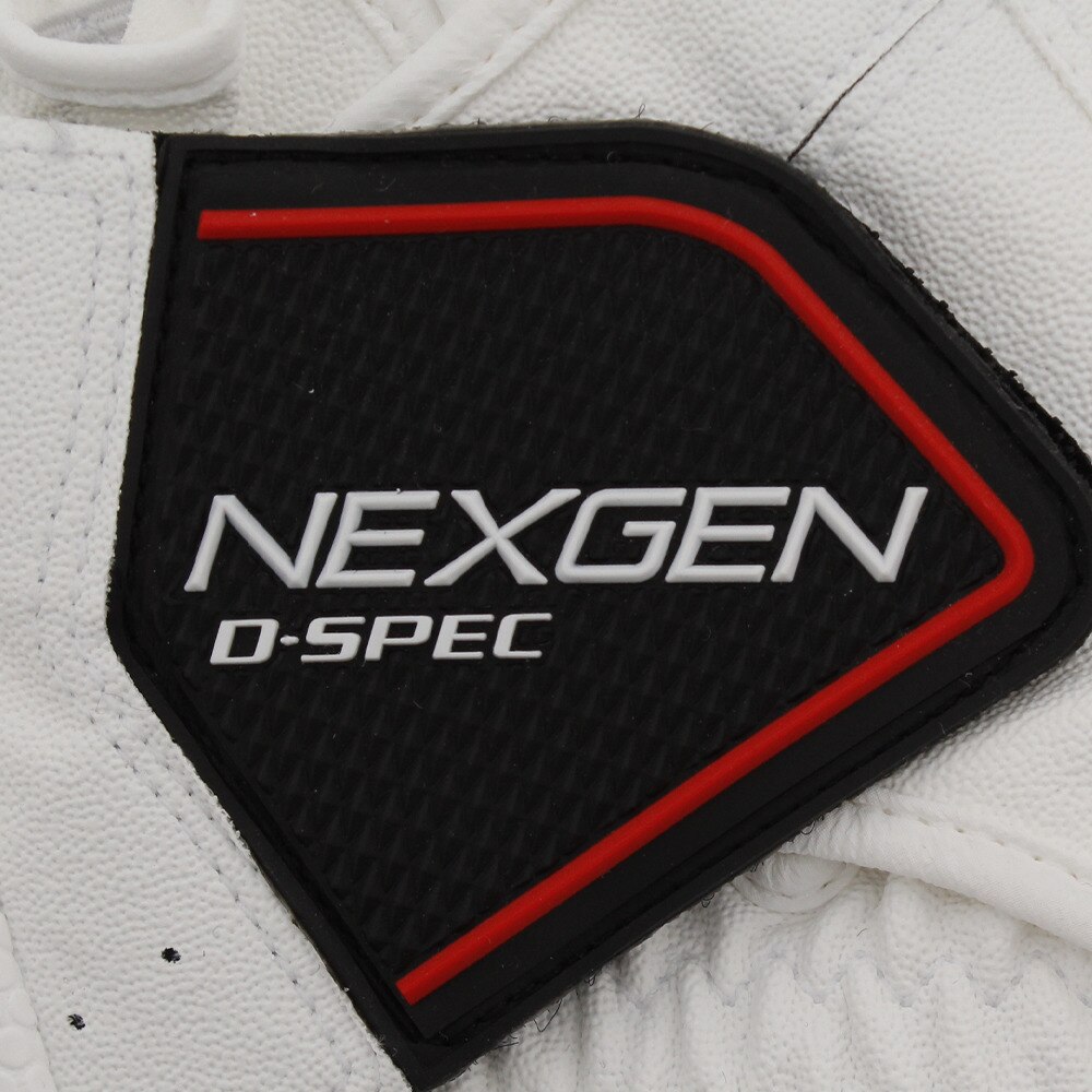 ネクスジェン（NEXGEN）（メンズ）ゴルフ 【右手用合皮】ゴルフ NEXGEN D-SPECグローブ 414NXHS9T1402 R WHT★★★
