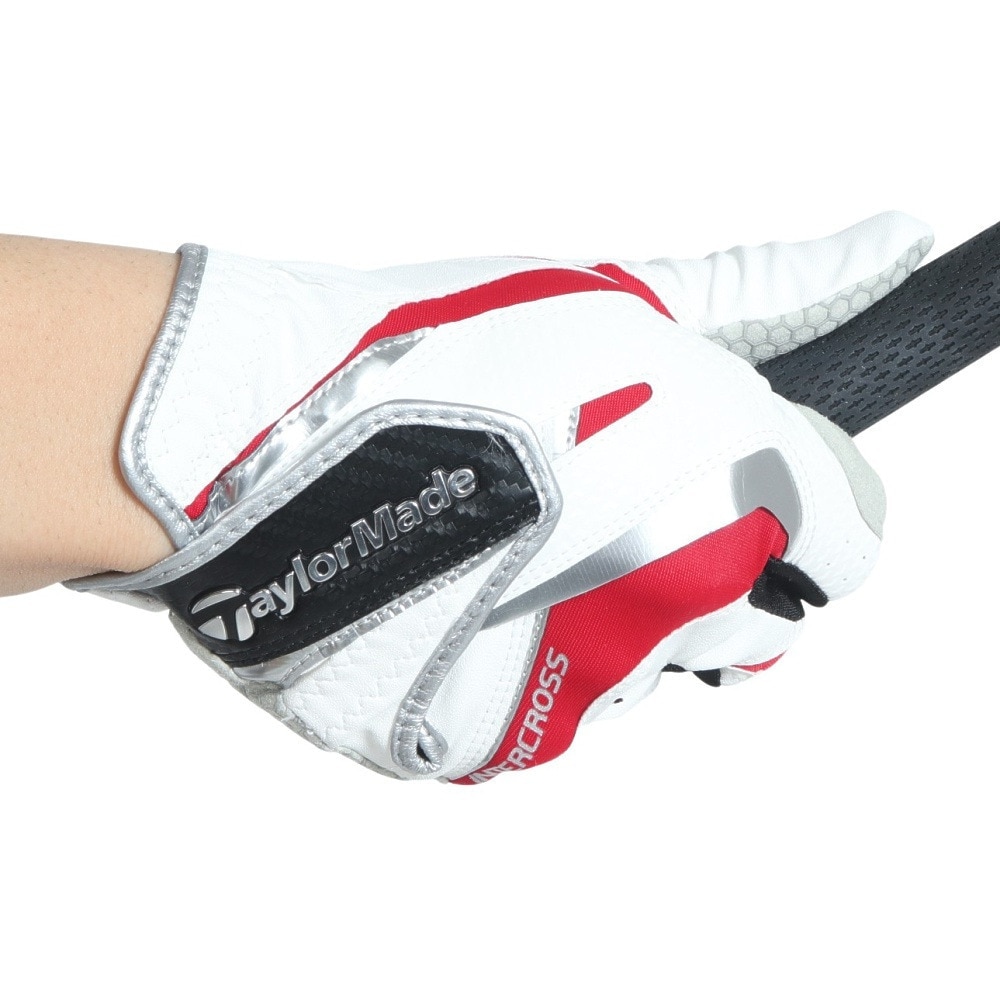 テーラーメイドゴルフ｜Taylor Made Golf ゴルフグローブ ウィメンズ インタークロス 2.0 グローブペア(18.0cm ホワイト×ネイビー) TD310