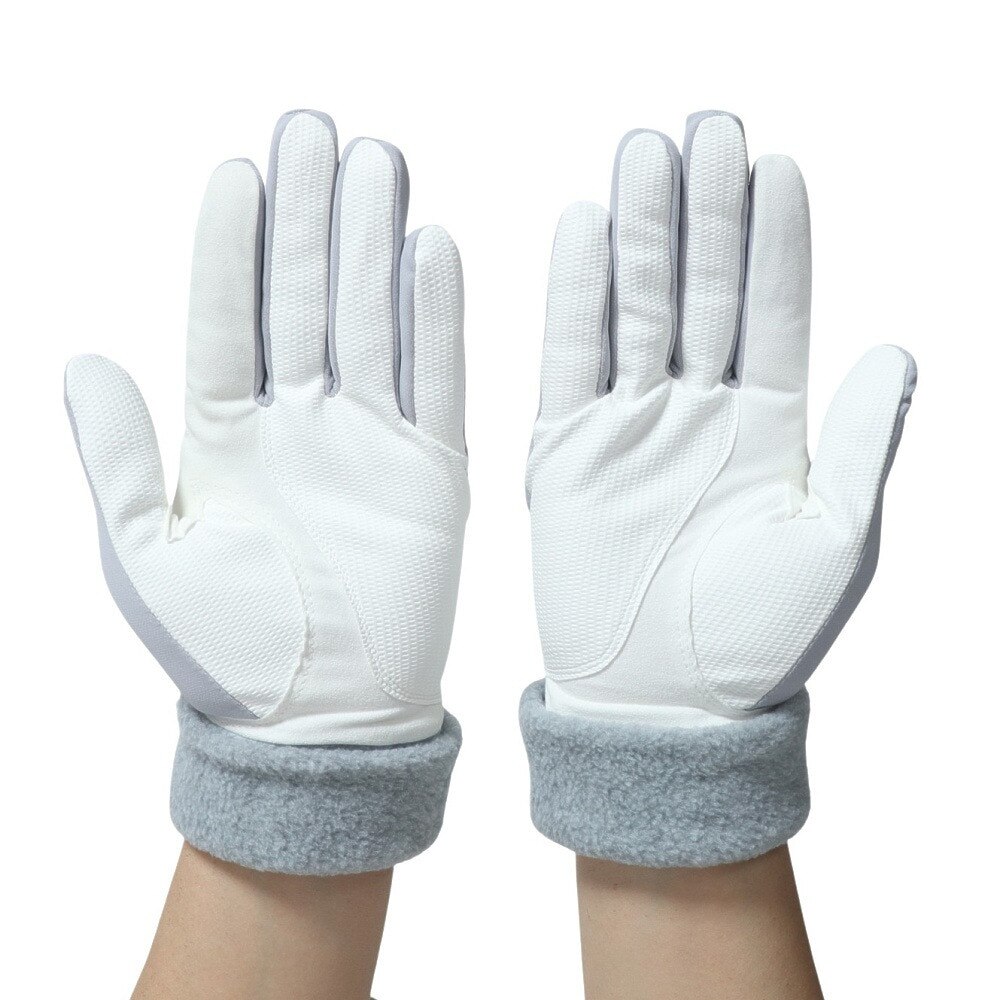 ロイヤルコレクション（ROYALCOLLECTION）（メンズ）ゴルフ グローブ 防寒 保温 発熱 防風 手袋 両手用 HIGH GRIP & HEAT-X RCG-2205 GRY