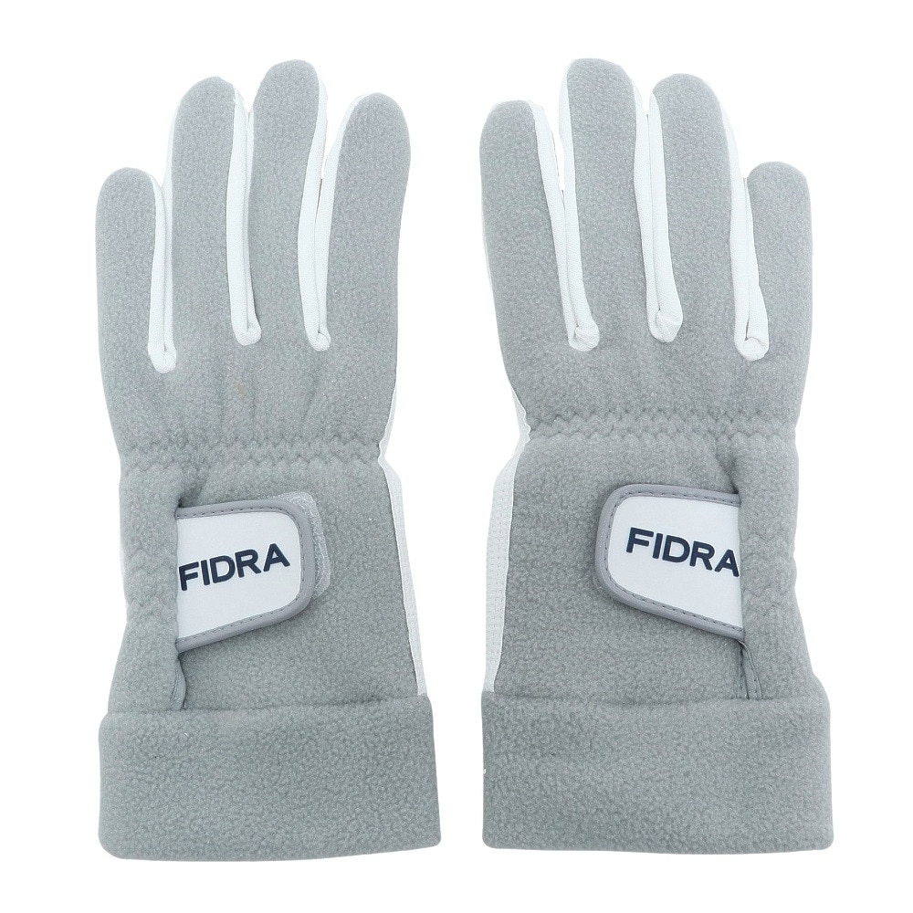 フィドラ（FIDRA）（メンズ）ゴルフ グローブ 防寒 発熱 保温 ヒートクロス ウォームグローブ 両手用 FD5NVG02 LGRY.