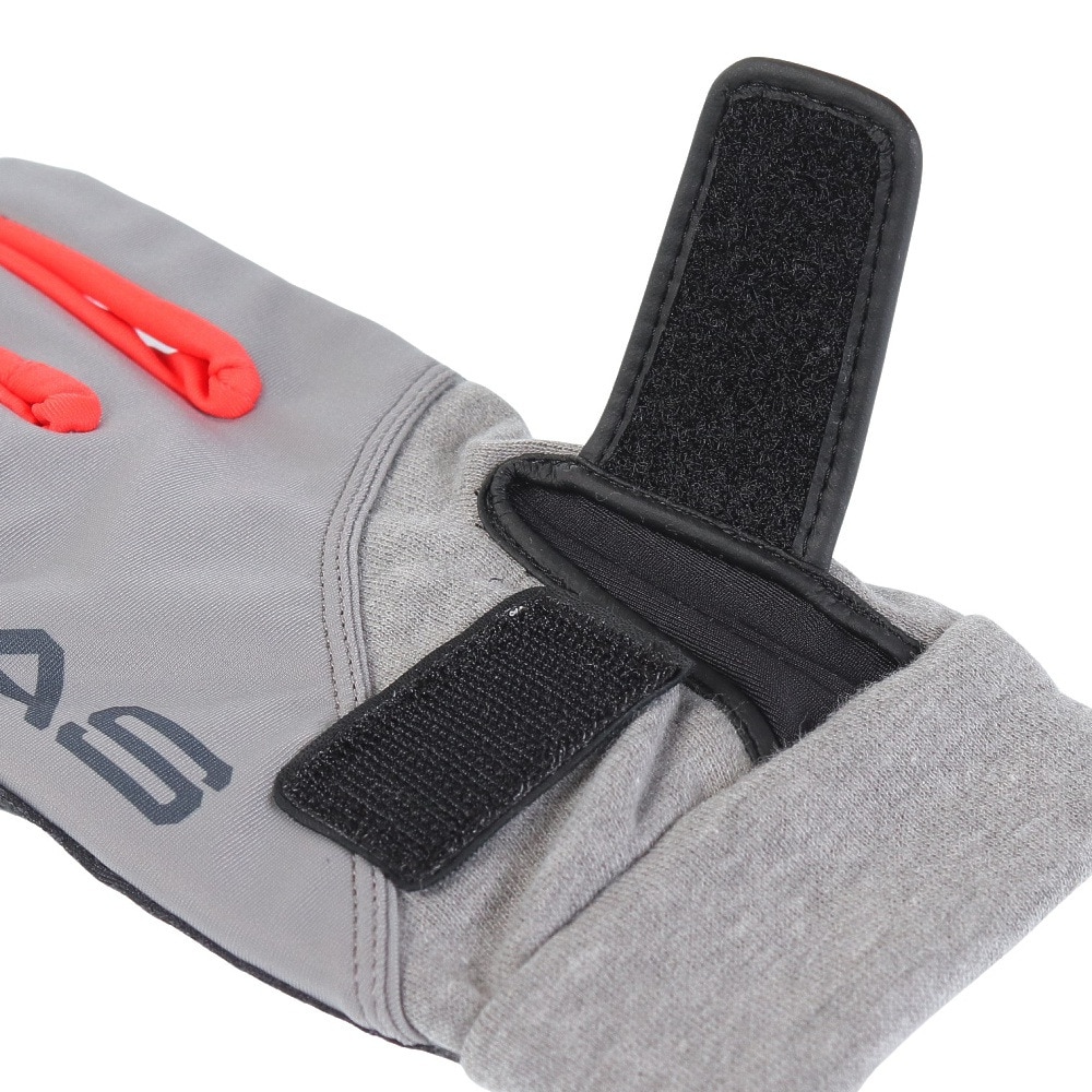 アディダス（adidas）（メンズ）ゴルフ グローブ 防寒 保温 スマホ対応 ハイグリップ ウォームペアグローブ 両手用 MMT52-IA2741GRY/R