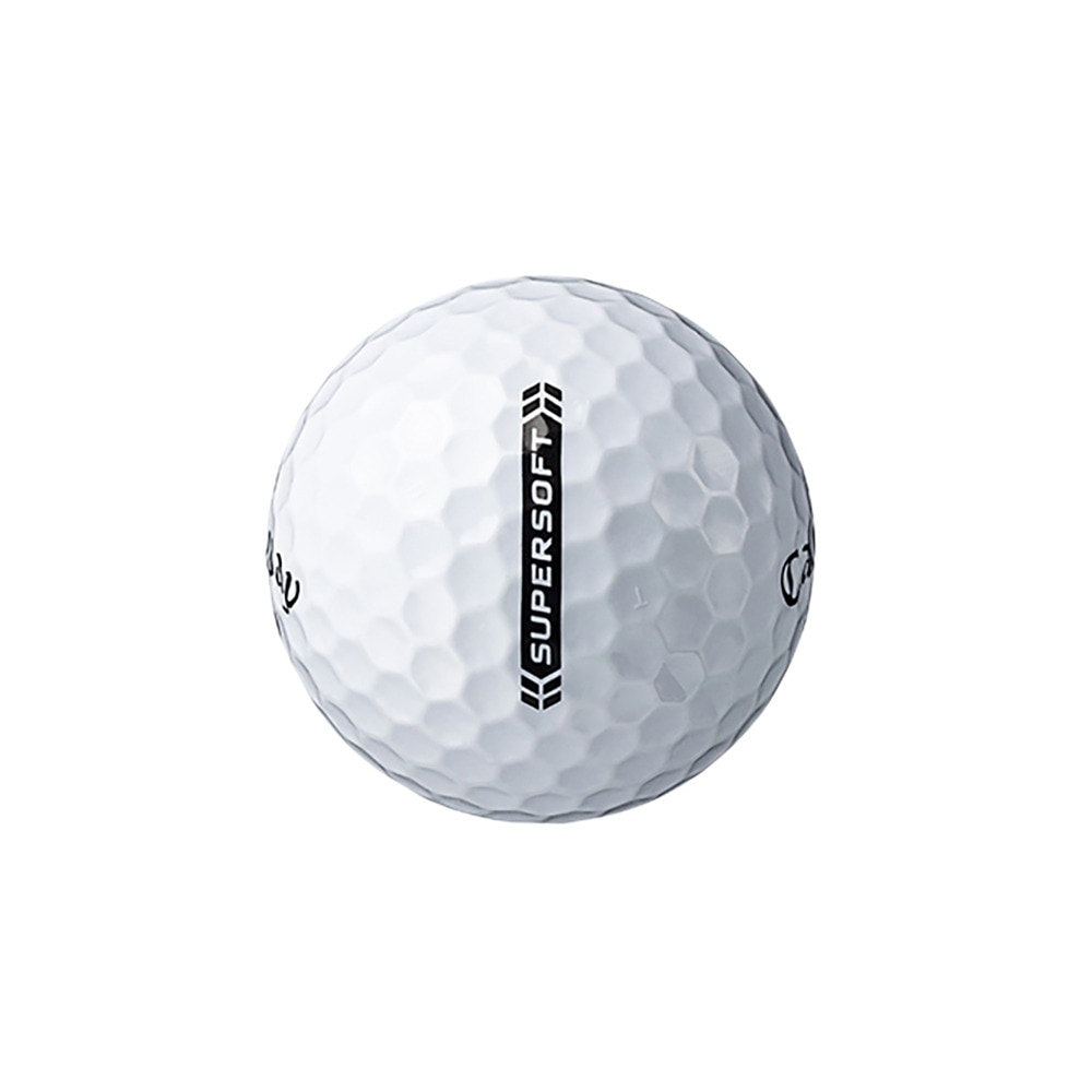 Amazon | キャロウェイ ゴルフボール スーパーソフト ボール Callaway SUPERSOFTボール イエロー YELLOW 白 2023  3ダース 36球 ウッドティ | ノーブランド品 | ゴルフ用品