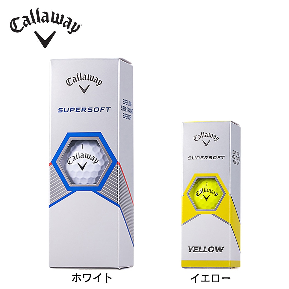 キャロウェイ（CALLAWAY）（メンズ）ゴルフボール SUPER SOFTボール スリーブ(3個入り)
