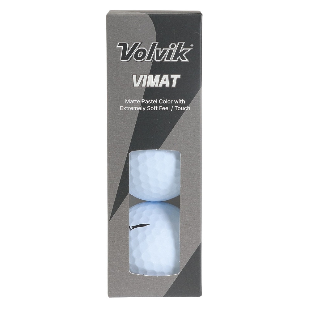 ボルビック（Volvik）（メンズ）ゴルフボール VIMAT 23 WHT スリーブ(3個入り) VV5PNA07 WHT