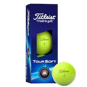 タイトリスト（TITLEIST）（メンズ）ゴルフボール 24 TOUR SOFT YELLOW 3P T4114S-3PJ スリーブ(3個入り)