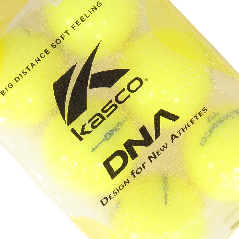 キャスコ（KASCO）（メンズ）ゴルフボール DNA ECOパック イエロー 6個入り