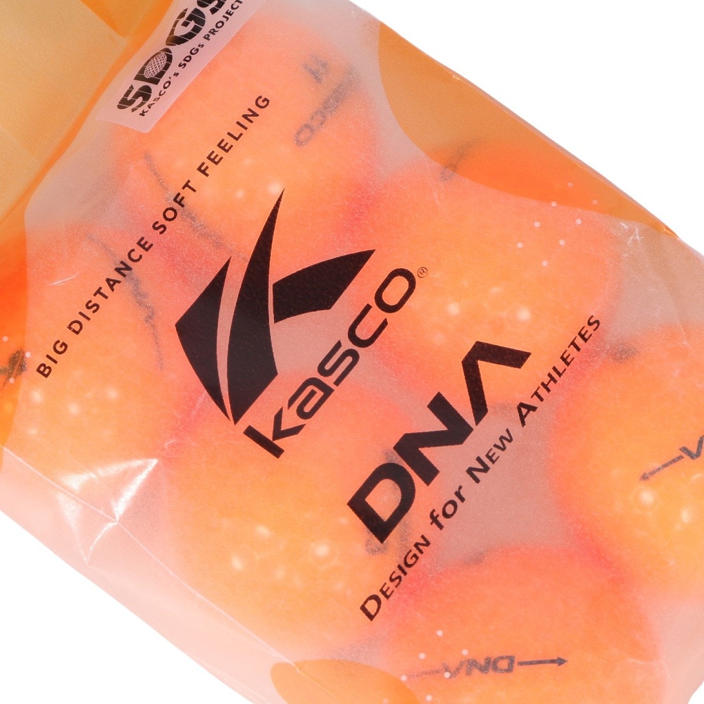 キャスコ（KASCO）（メンズ）ゴルフボール DNA ECOパック オレンジ 6個入り