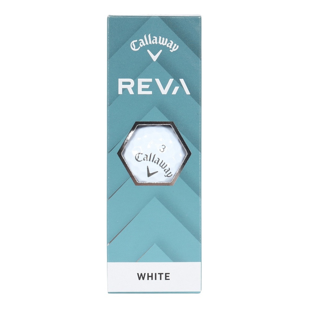 キャロウェイ（CALLAWAY）（レディース）ゴルフボール REVA ボール スリーブ(3個入り) 25 3B