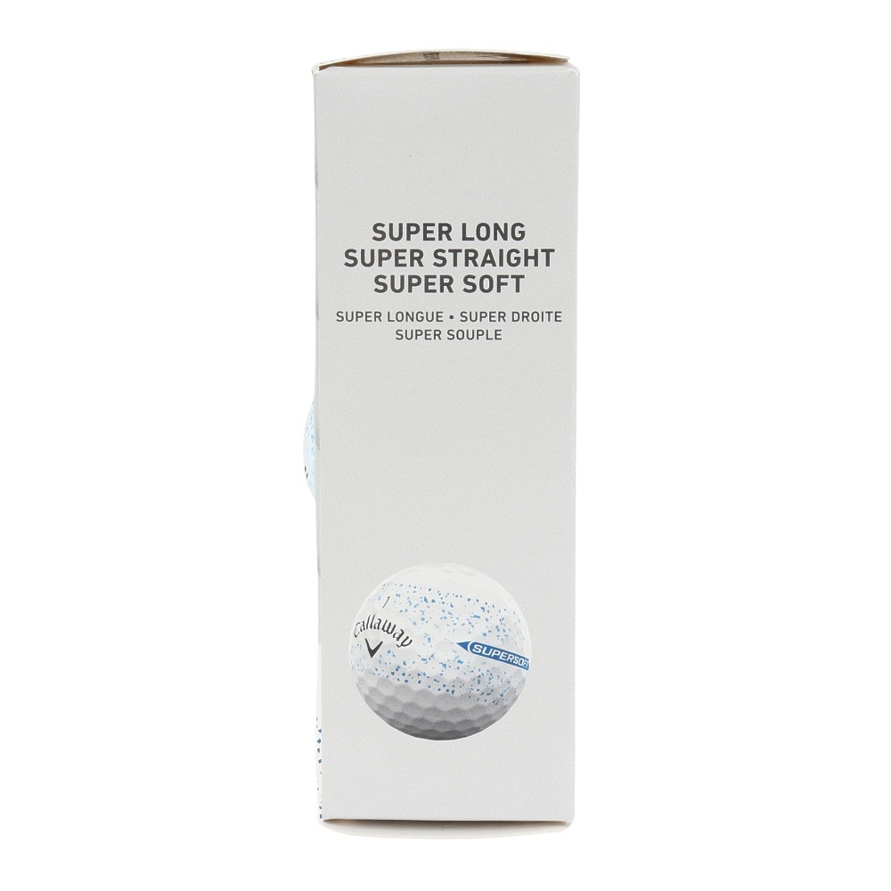 キャロウェイ（CALLAWAY）（メンズ、レディース、キッズ）ゴルフボール SUPERSFT 25 BLU SPLATTER 3B スリーブ(3個入り)