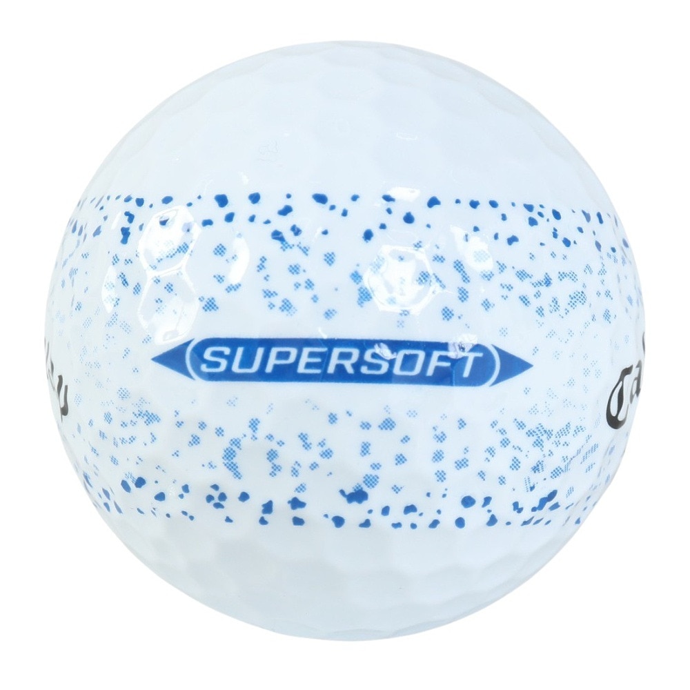 キャロウェイ（CALLAWAY）（メンズ、レディース、キッズ）ゴルフボール SUPERSFT 25 BLU SPLATTER 3B スリーブ(3個入り)