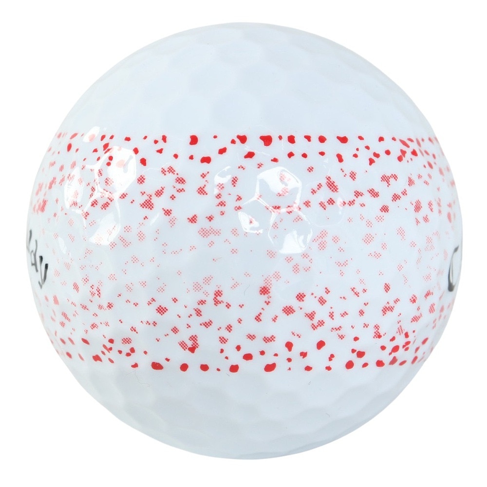キャロウェイ（CALLAWAY）（メンズ、レディース、キッズ）ゴルフボール SUPERSFT 25 RED SPLATTER 3B スリーブ(3個入り)